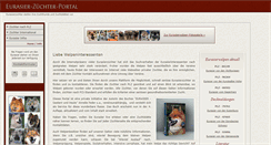 Desktop Screenshot of eurasierzuechter.de